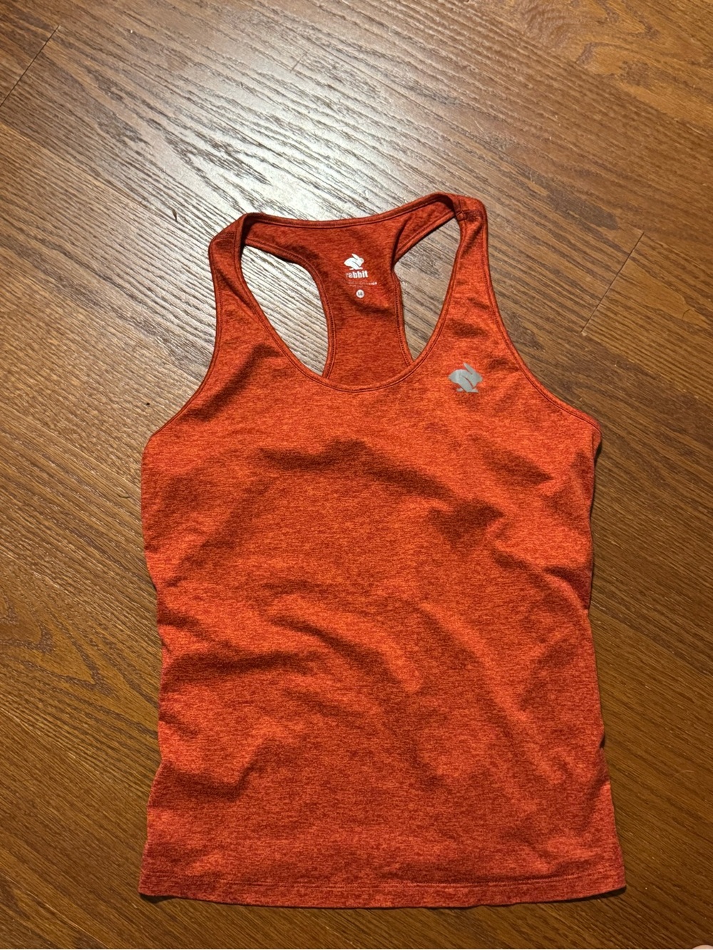 Athletic Racerback Tank Top in Rust Orange